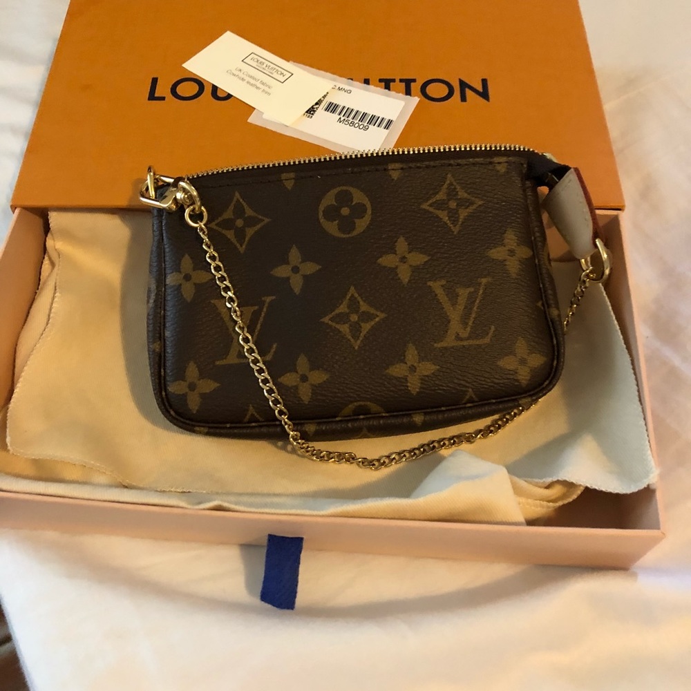 Authentic Louis Vuitton monogram mini pouch
